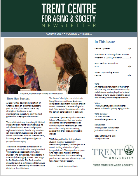 Trent Centre for Aging & Society - Next Generation Success