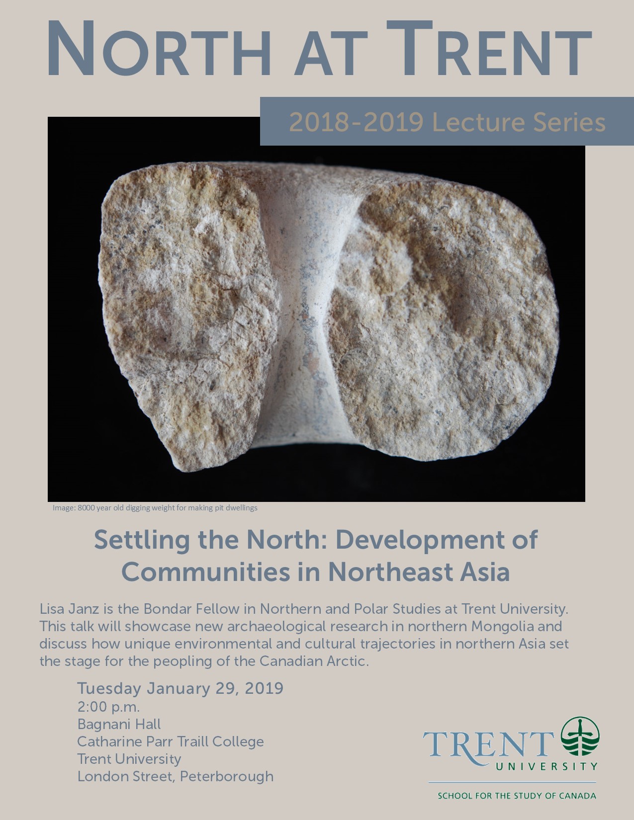 "Settling the North: Development of Communities in Northeast Asia" with Lisa Janz January 2019