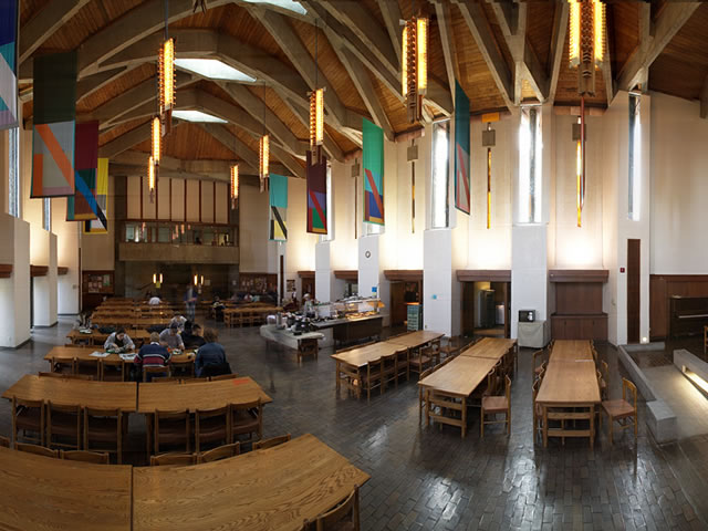 Interior of Champlain College's Great Hall