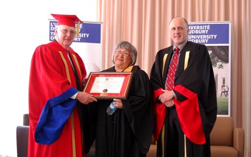 Trent Traditional Teacher Awarded Honorary Degree from University of Sudbury