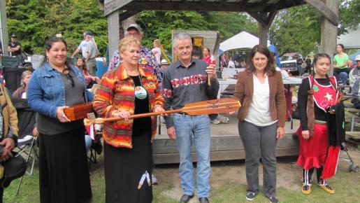 Curve Lake First Nation honours Trent with gift of Eagle Feather