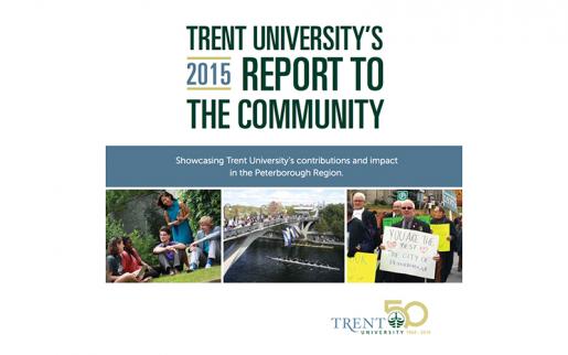 Community Report Showcases Trent's Contributions and Impact in the Peterborough Region