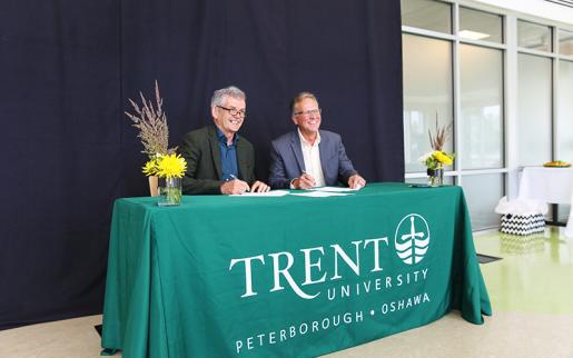 Trent University and Durham College Sign New Pathways Agreement