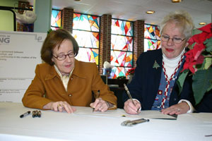 Prof. Susan Clark and Rachel Donovan