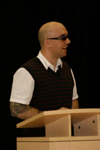 Ryan Knighton Wows Trent in Oshawa Stude