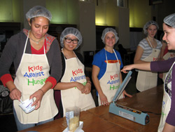 Trent Students Help Package More than 15