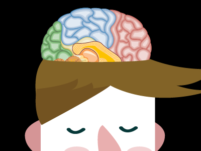 parts of the brain icon