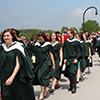 Convocating students walking onto podium: June 3, 2014 - Afternoon