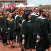 Convocating students walking onto podium: June 3, 2014 - Afternoon