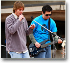 Students playing music