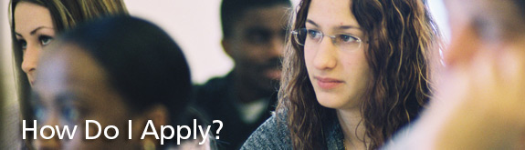 How Do I Apply? - A student studying
