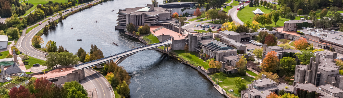 Aerial of Trent University