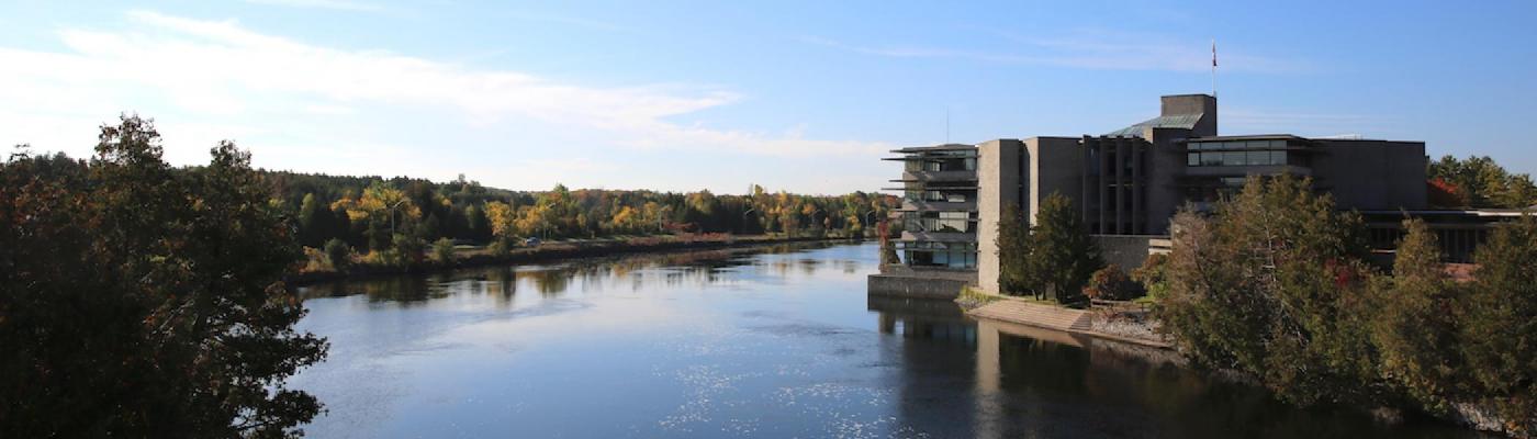 Otonabee River and Bata Library