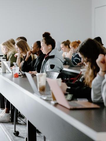 students in lecture