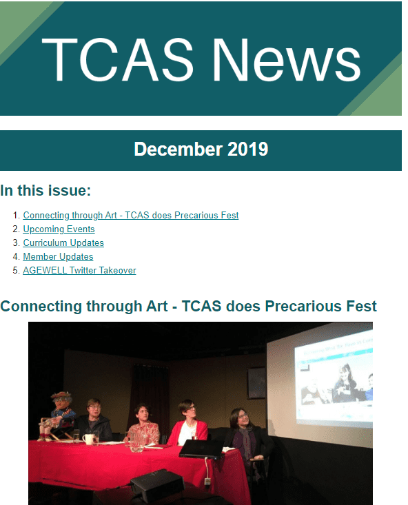 TCAS News - Connecting through Art 