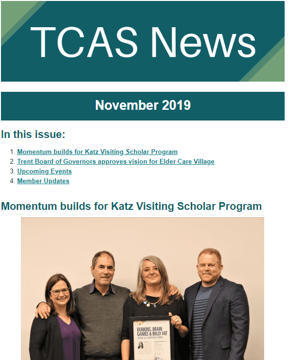TCAS News - Momentum builds for Katz Visiting Scholar Program 
