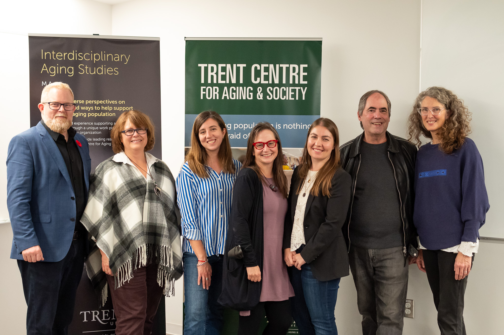 TCAS members with Dr. Stephen Katz and Dr.Anne Basting at the Katz lecture 2023