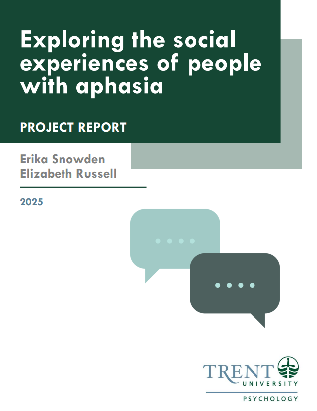 Exploring the social experiences of people with aphasia: Project Report