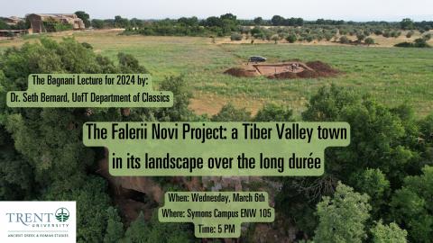 an image of a town and the title of the lecture on top of the image 