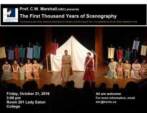 poster for Marshall's lecture