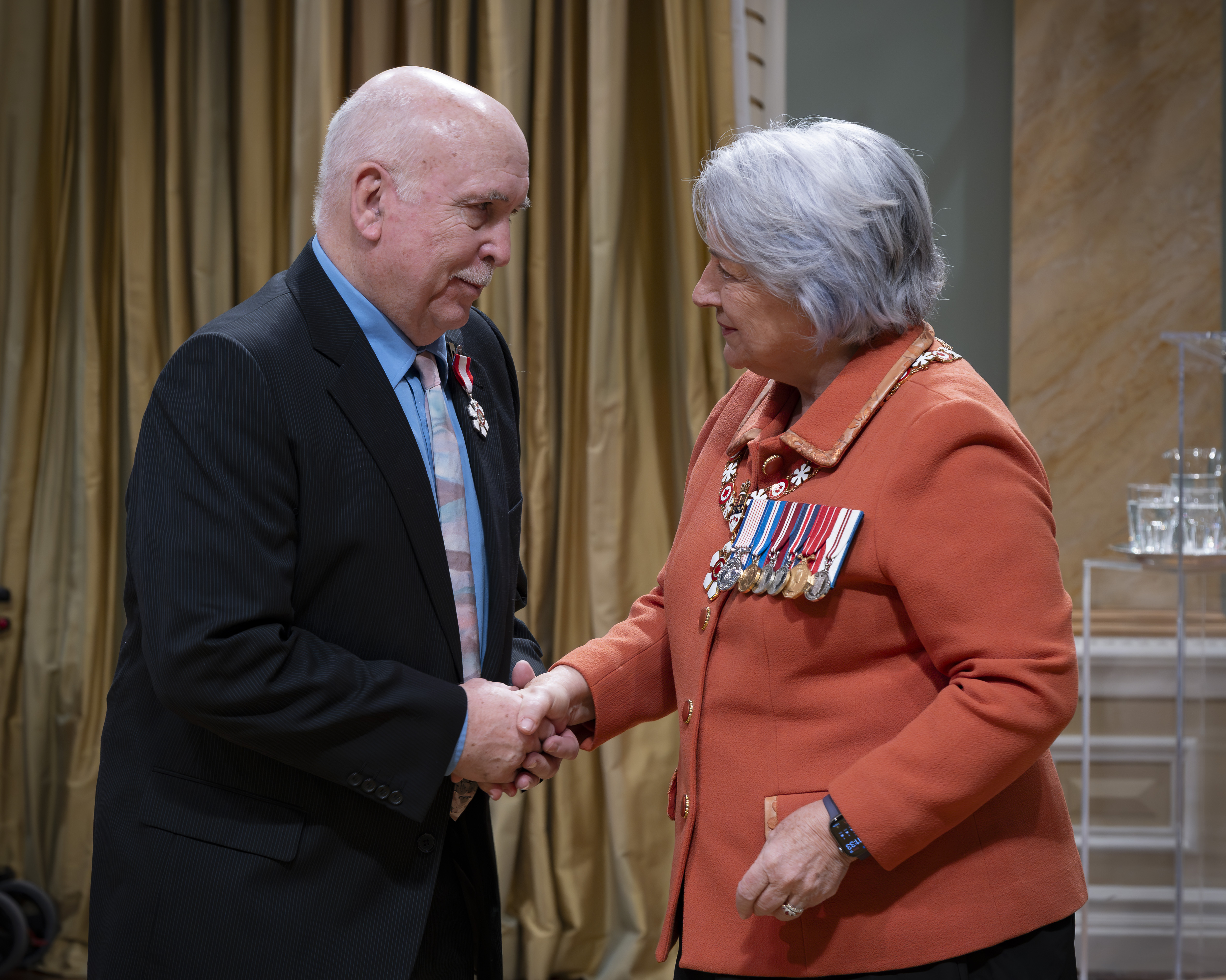 Bill Fox and The Right Honourable Mary Simon