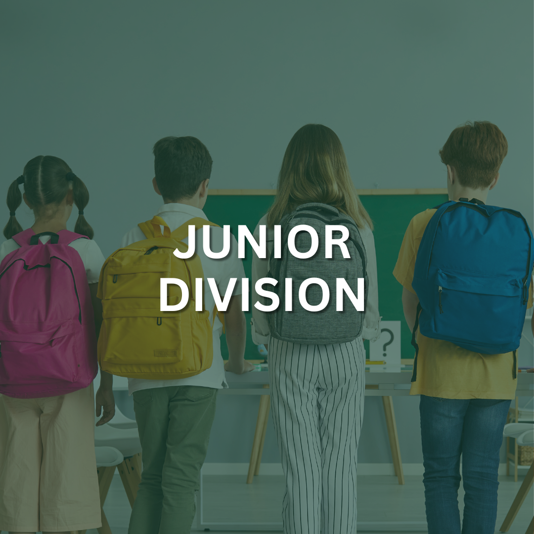 Four adolescent students with backpacks