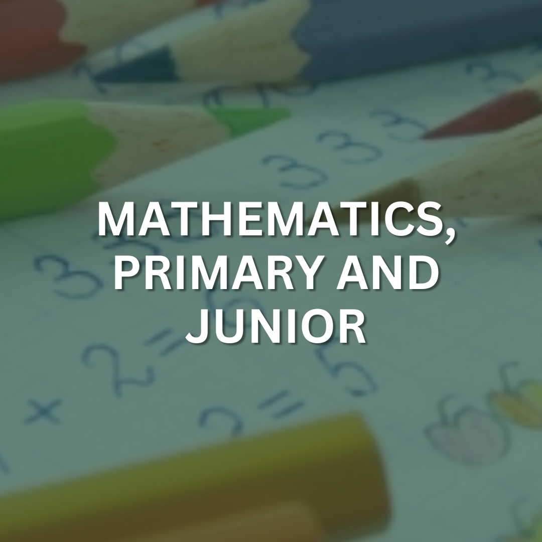 Colour pencils scattered on a piece of paper with numbers and equations written on it