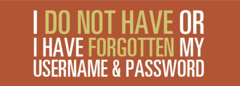 AQ registration button for teachers new to Trent, alumni, or returning students without a Trent username and password