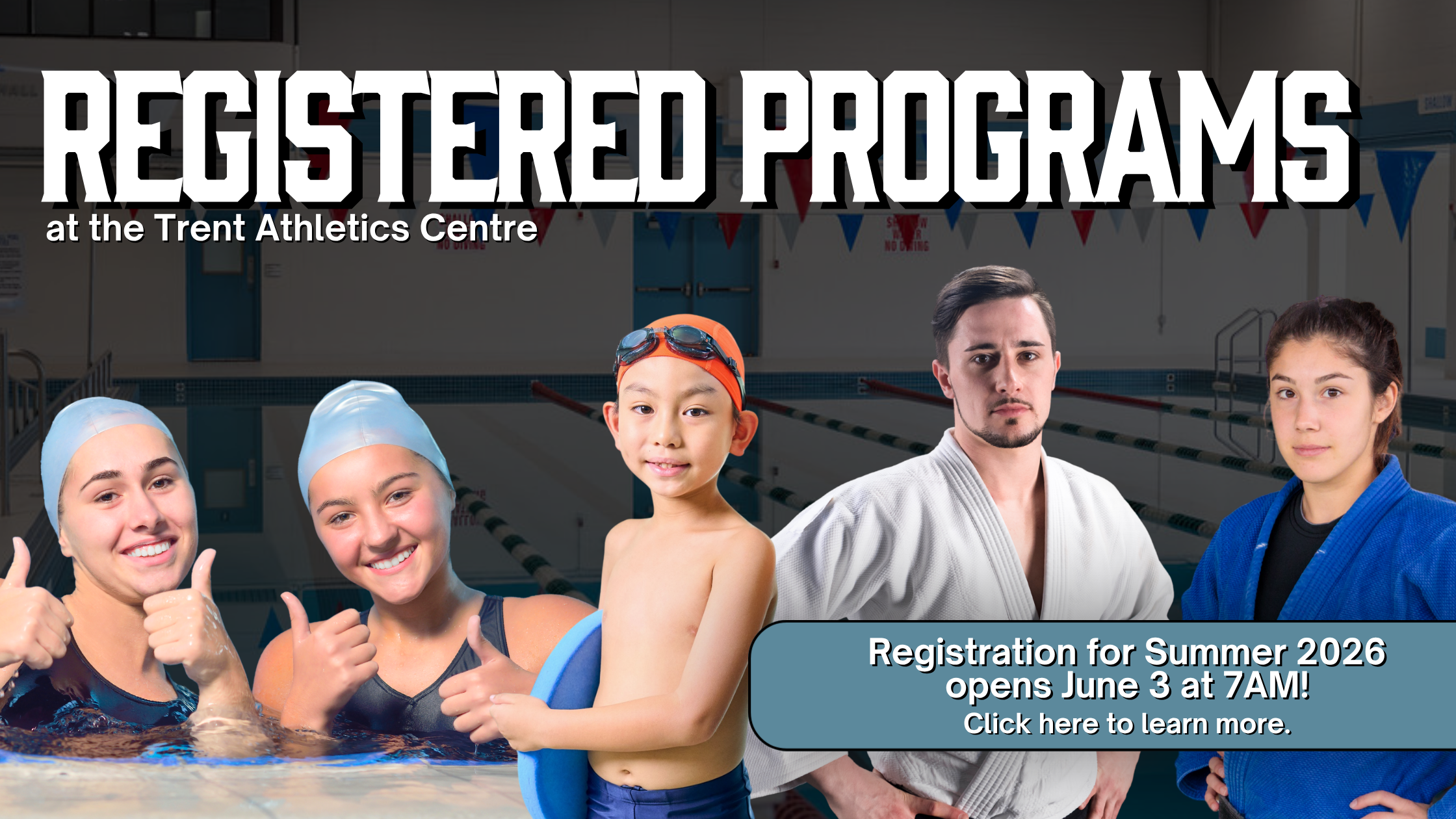 Poster with people and text saying Registered Programs
