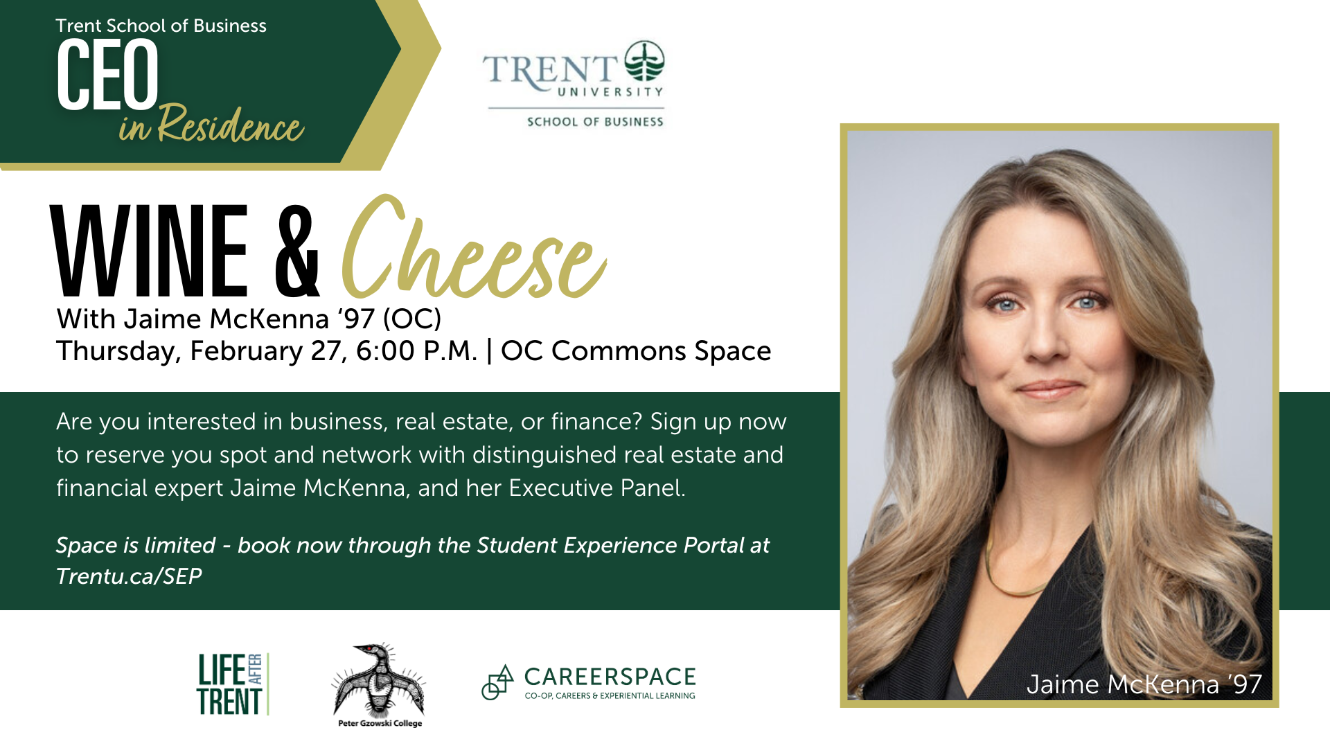 CEO in Residence Wine & Cheese - February 27, 2025