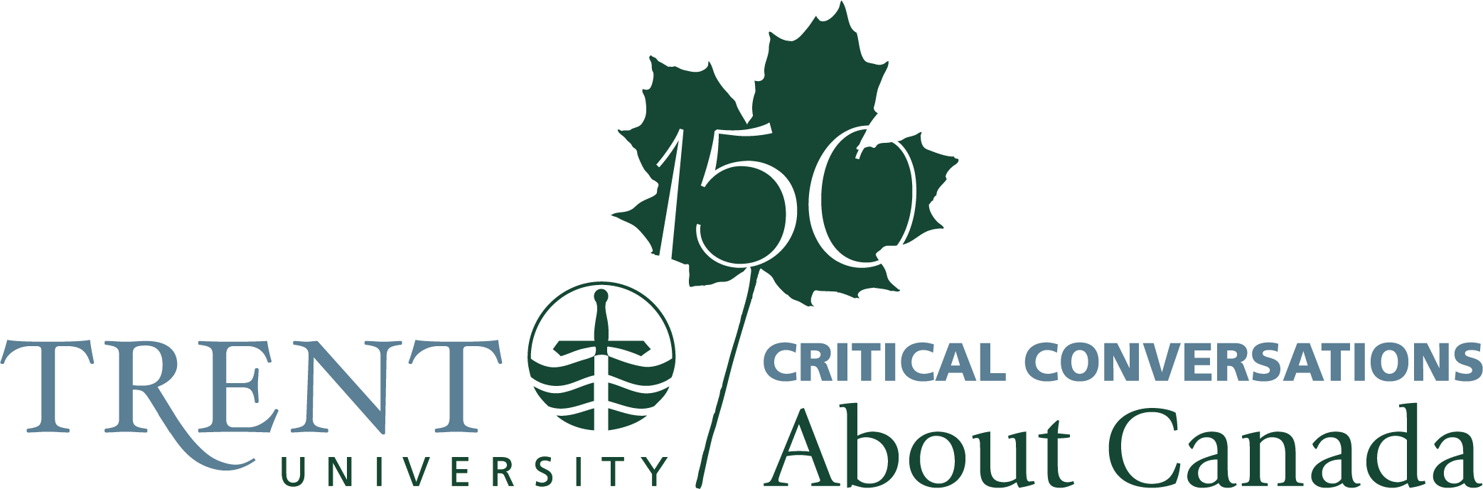 Trent University Canada 150 - Critical Conversations About Canada logo