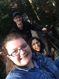 Group of young people in forest