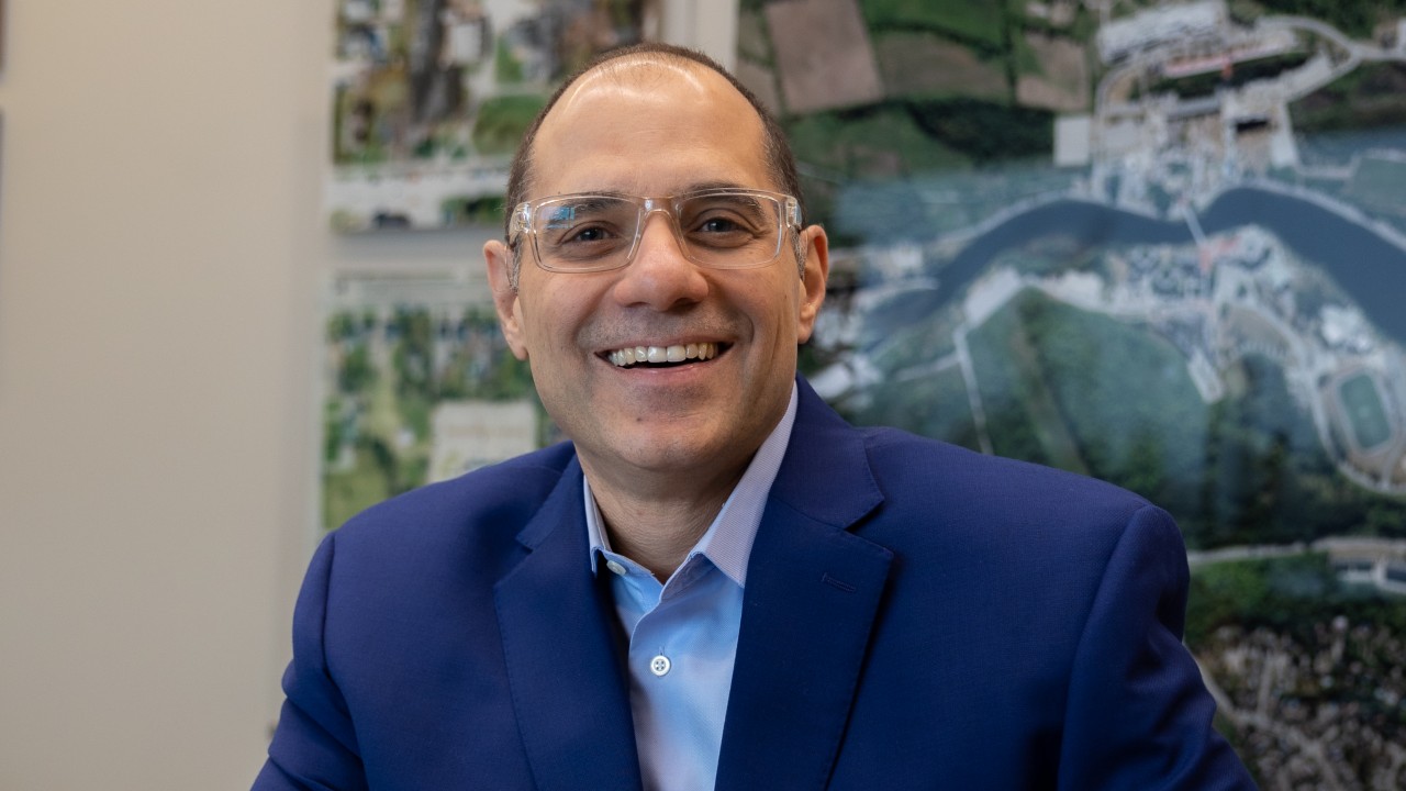 Tariq Al-idrissi in his office