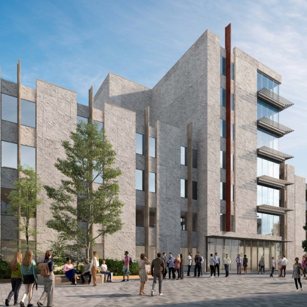 A rendering of the new Otonabee College residence