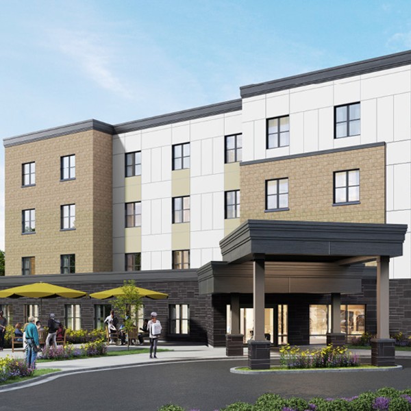 A rendering of the long term care home