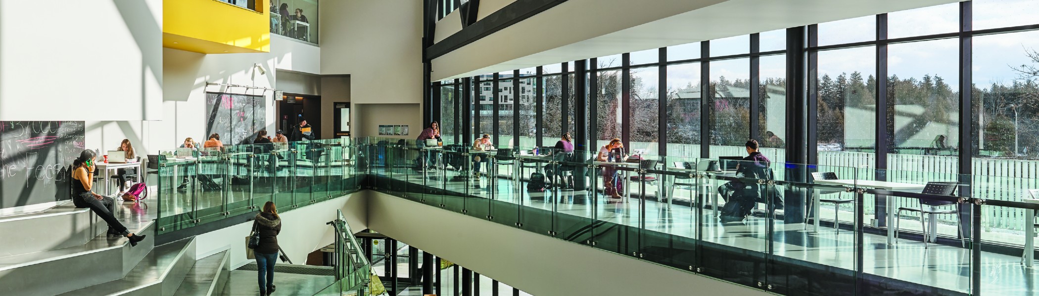 An interior view of the Student Centre