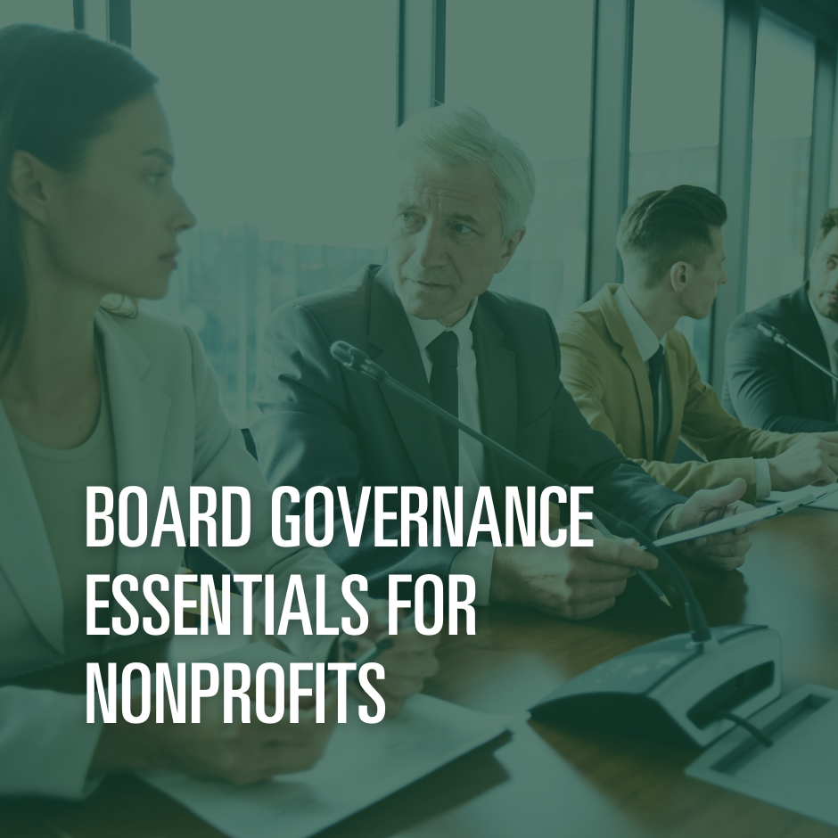 Board Governance Essentials for Nonprofits Micro-credential