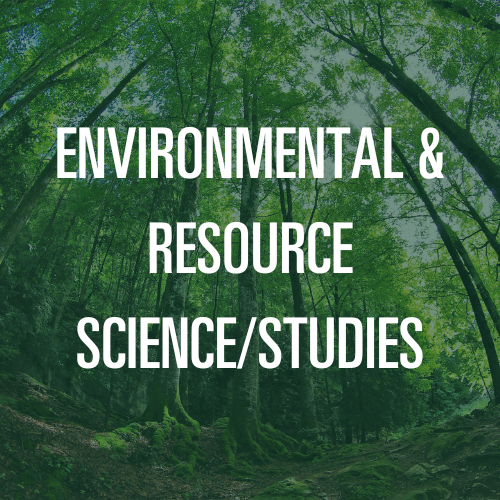 Environmental and Resource Science and Studies