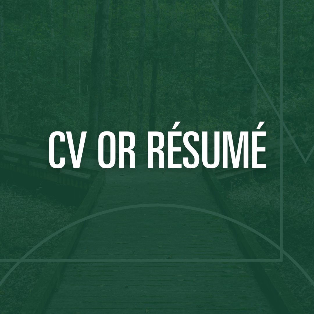 CV or Resume