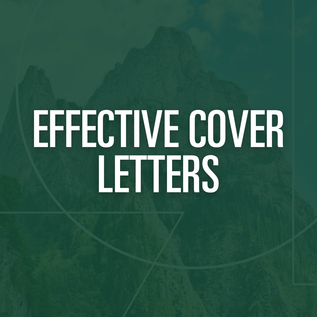 Effective Cover Letters
