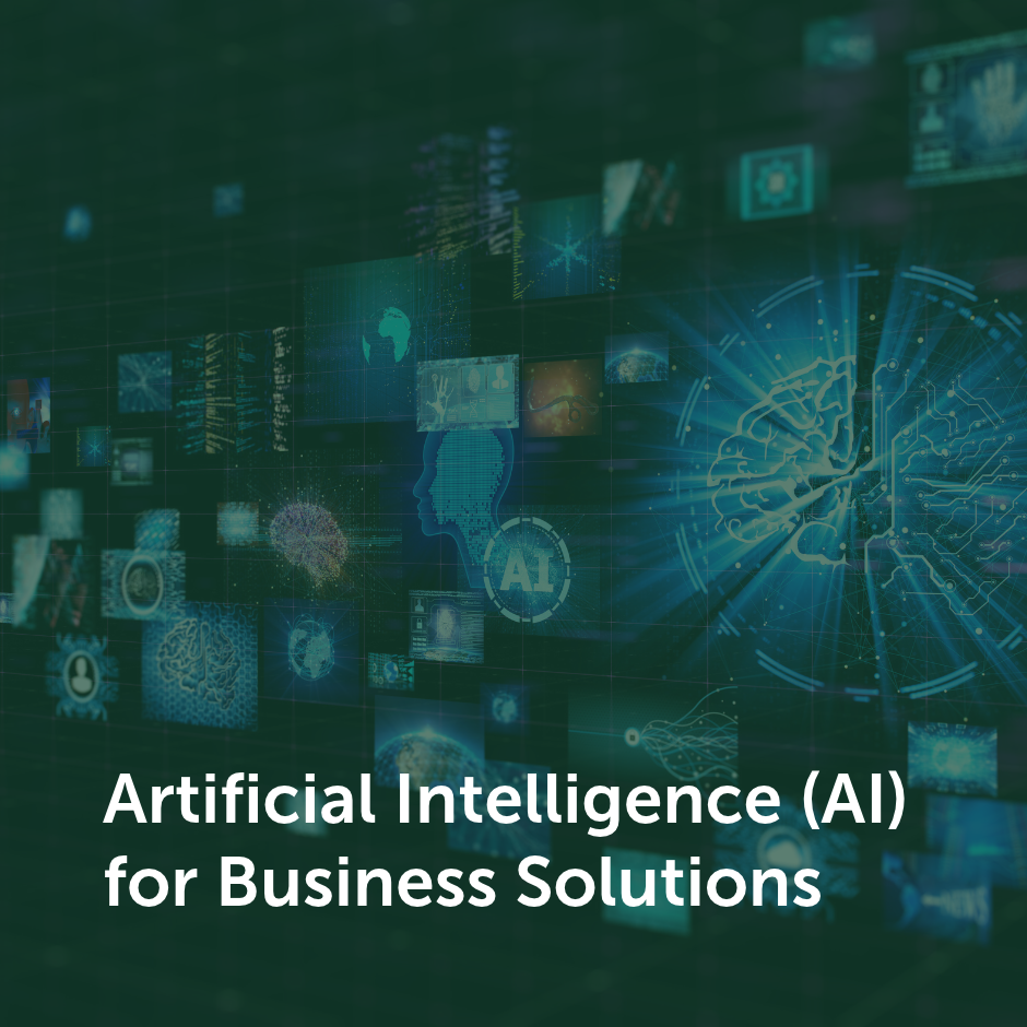 Artificial intelligence technology supporting business decision-making.
