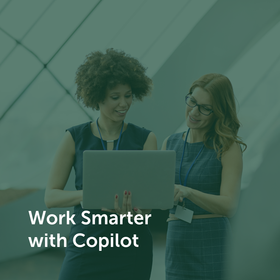 Professional using AI tools to improve workplace productivity.