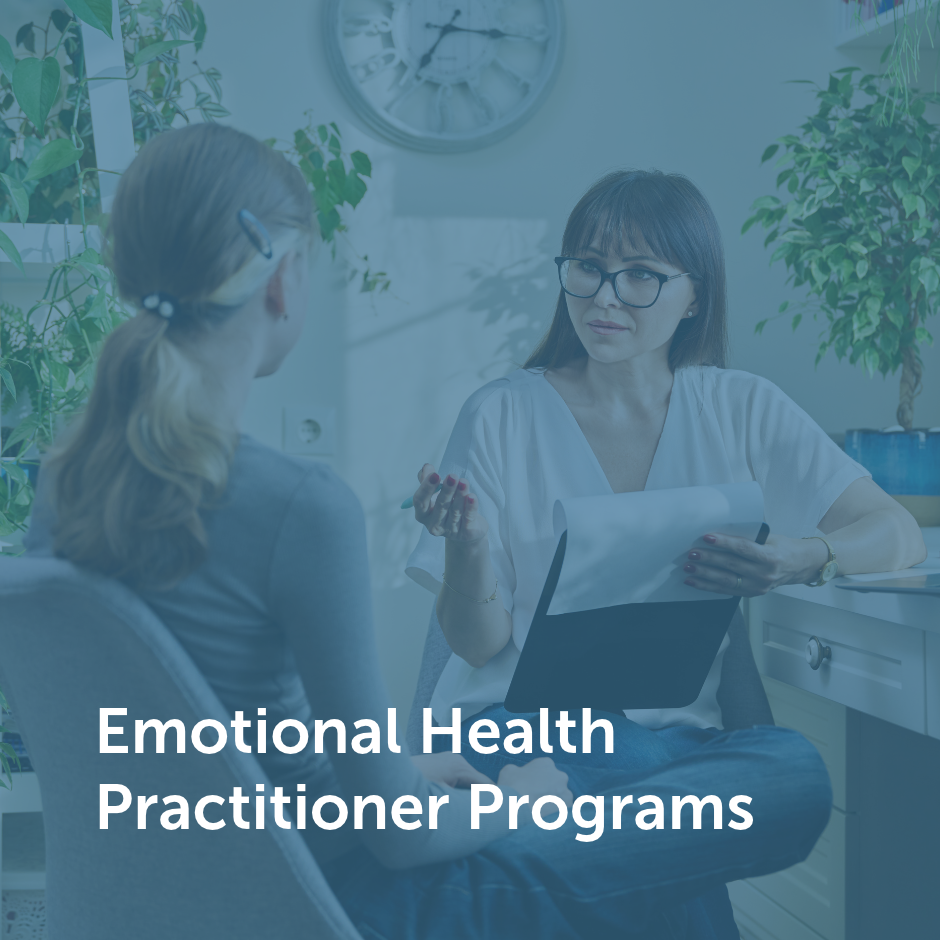 Practitioner supporting emotional health and personal well-being.