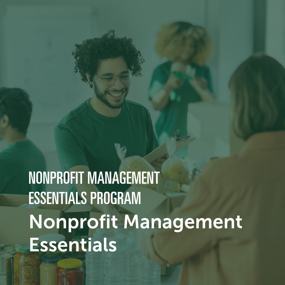 Professionals collaborating on nonprofit leadership and organizational management.
