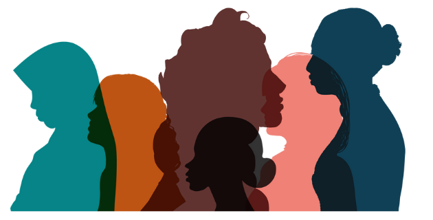 People of color silhouettes