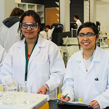 Students in lab