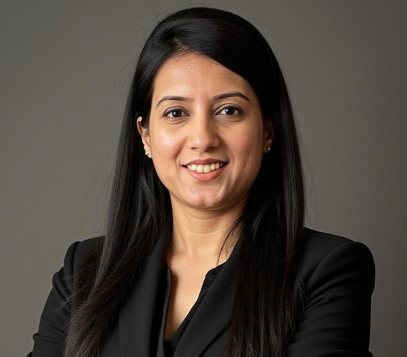 Headshot of Professor Makhdumabanu Saiyed wearing a black top