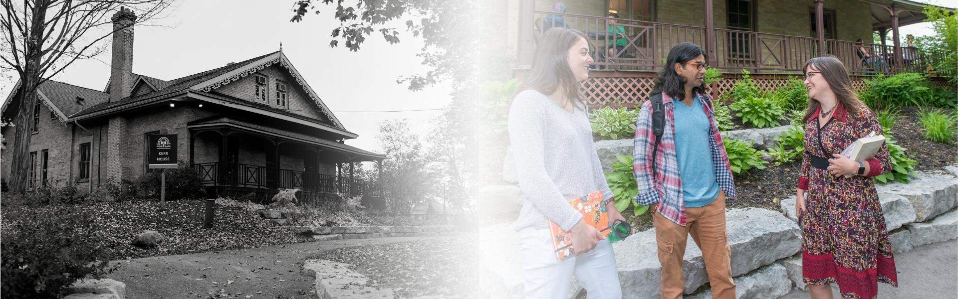 A collage of Traill images