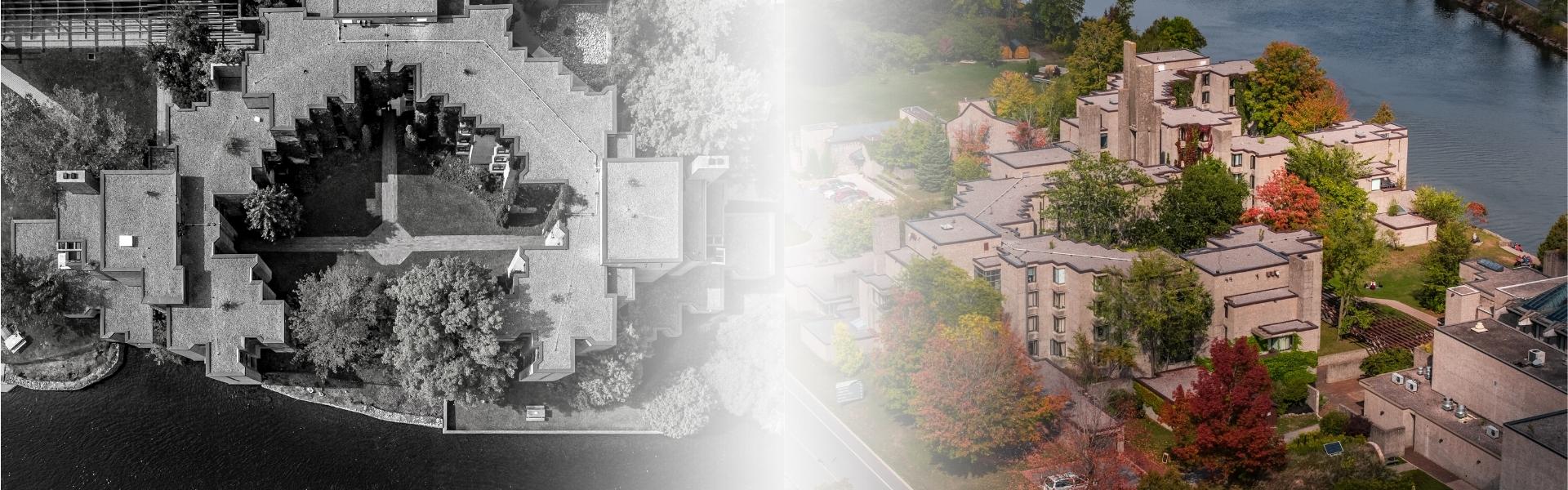 A collage of Champlain images