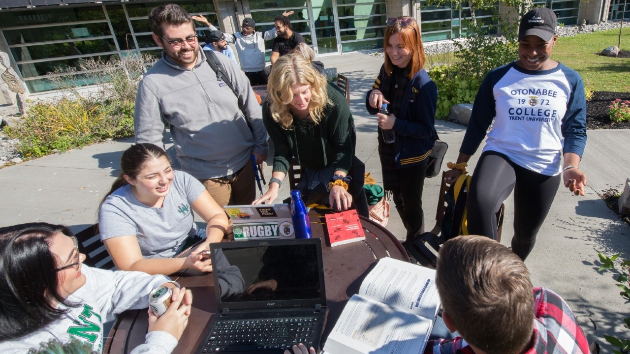 Studends in the OC quad